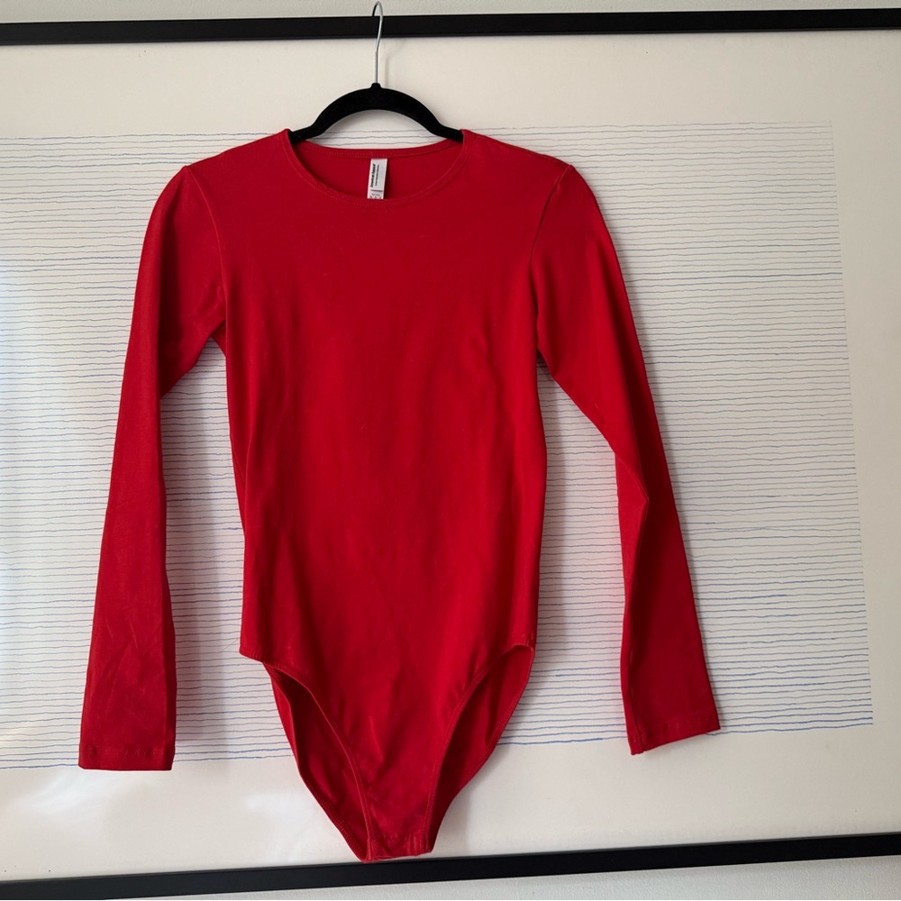American Apparel Crewneck bodysuit